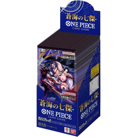 One Piece Card Game OP-14 “The Seven Heroes of the Blue Sea” Booster Box (Japanese)